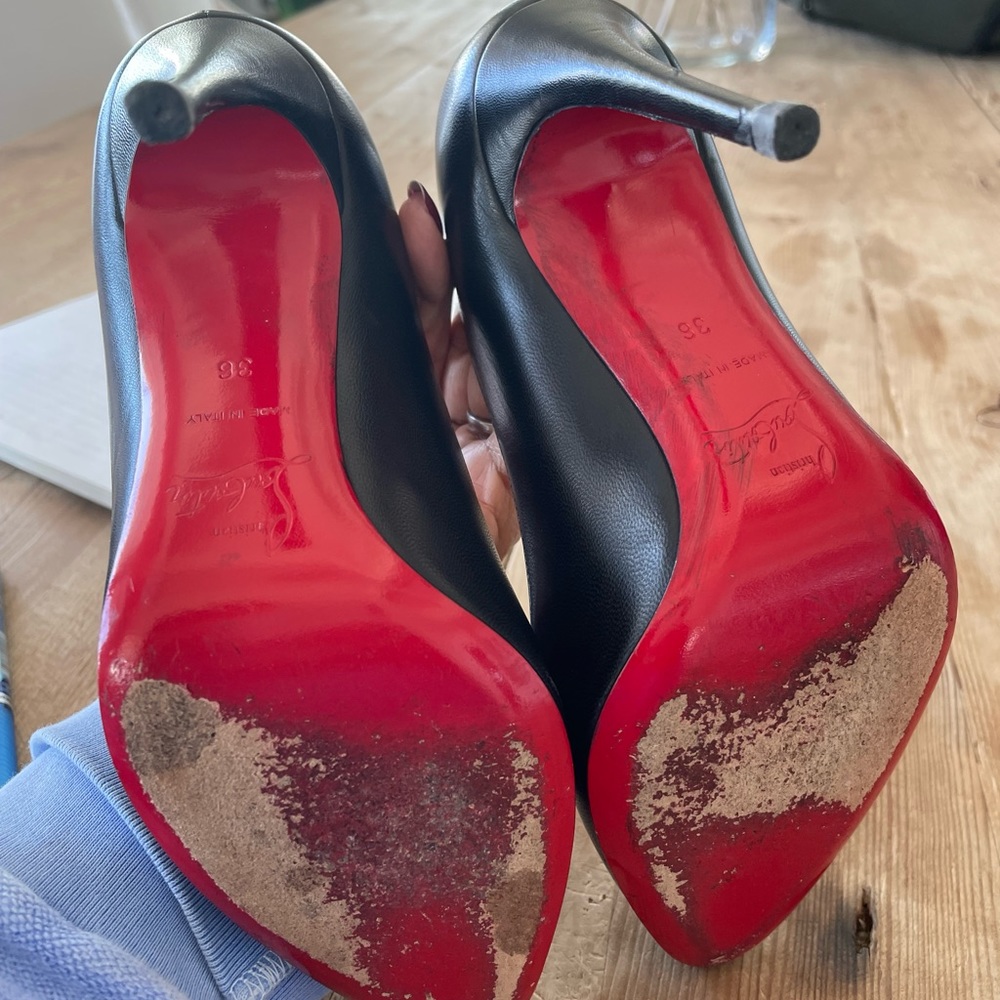 Louboutin Black Stiletto Heels - Picture 4 of 9